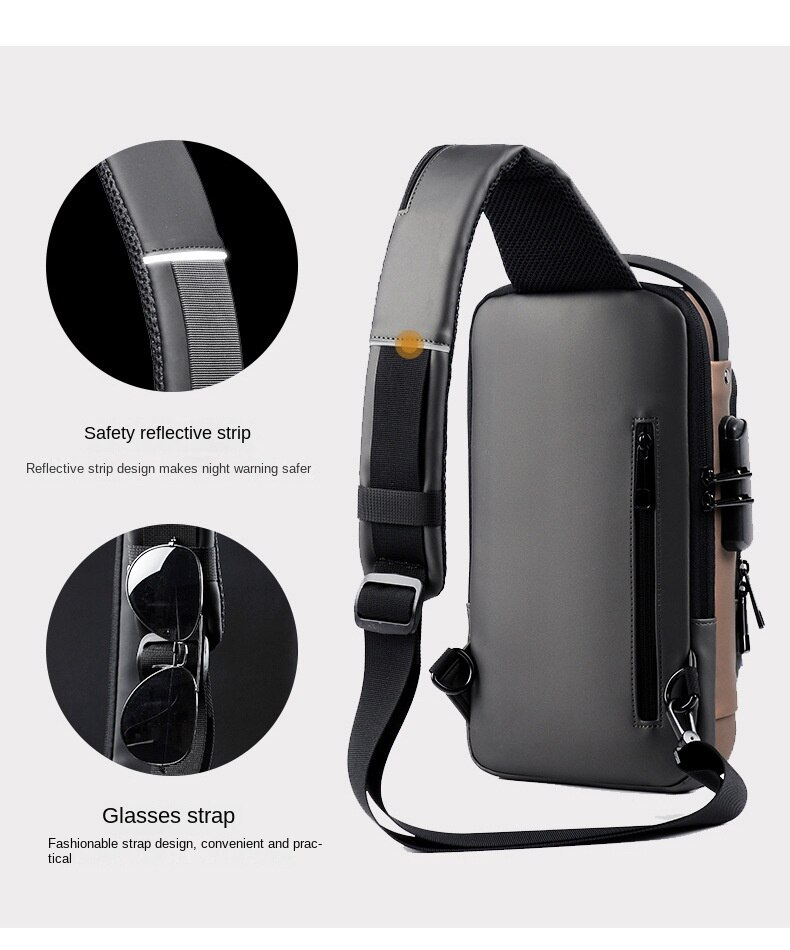 Crossbodytas Mode Sport Opladen Cijferslot Messenger Bag Functionele trendy coole schoudertas voor heren_voghion.com