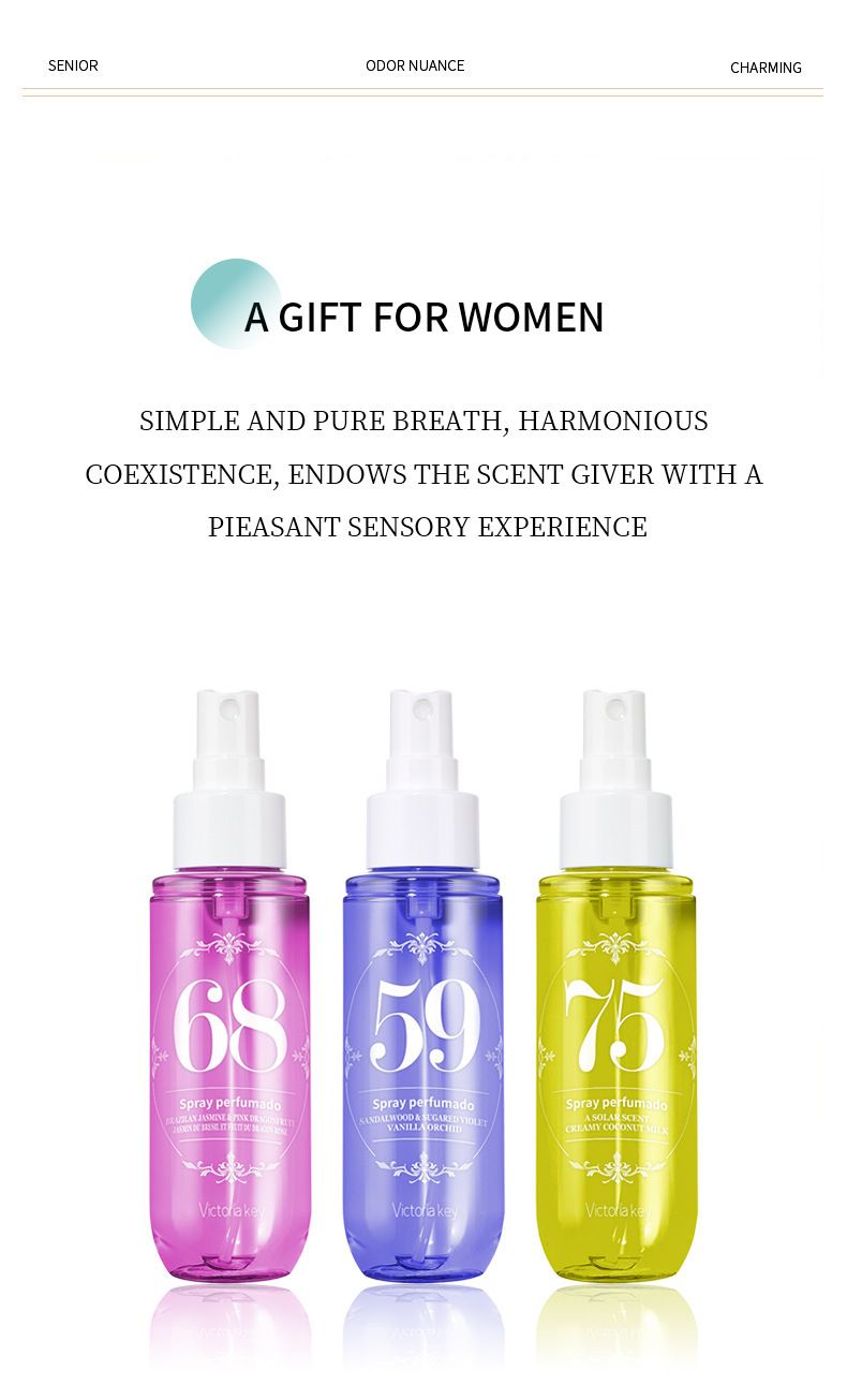 Alcoholvrije parfumspray voor dames - Langdurige digitale geur voor lichaam en haar (populaire geur)_voghion.com