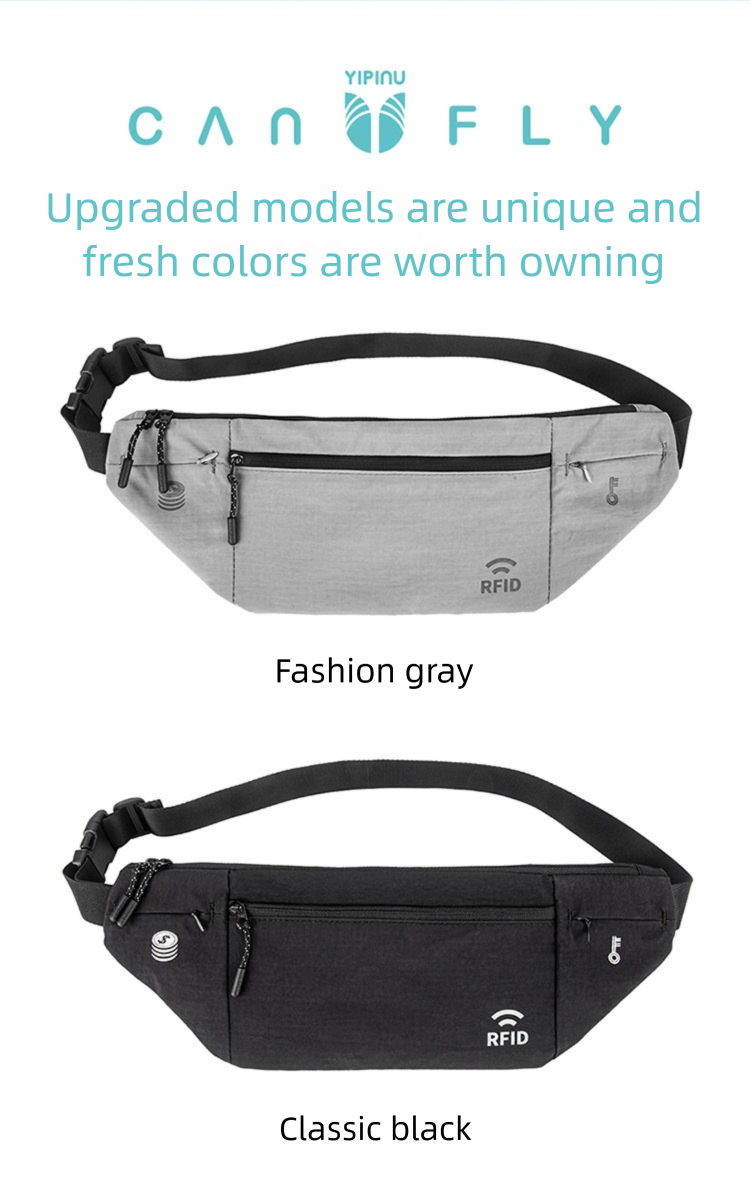 RFID per viaggi all'estero, portapassaporto, marsupio invisibile per viaggi in Europa, porta carte antifurto_voghion.com