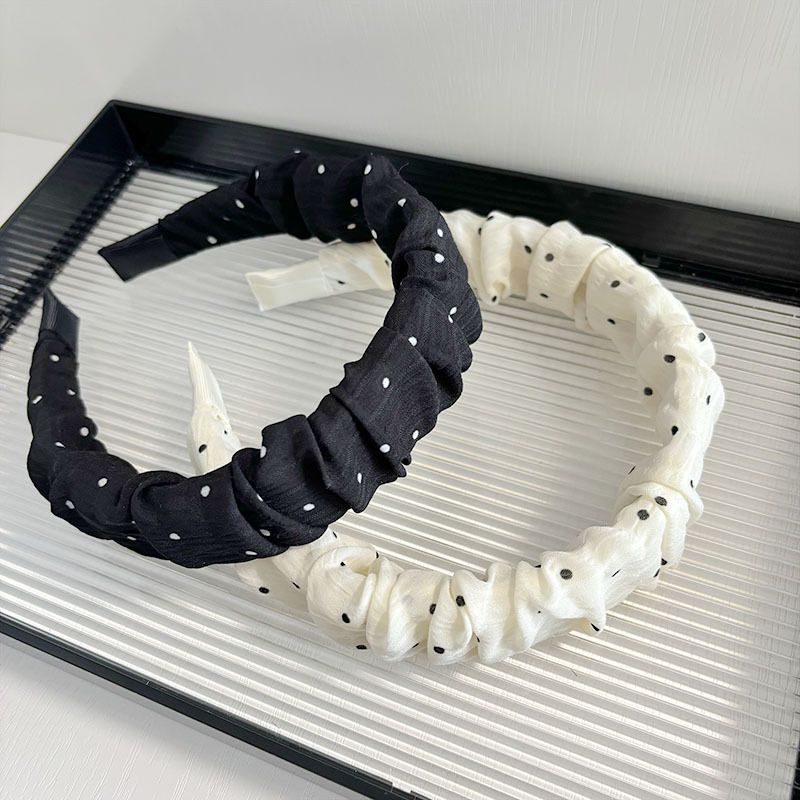 Fascia per capelli minimalista, versatile, per esterni, stile nuovo, per ragazze, con corona alta, in spugna, per lavare il viso, accessori per capelli di alta moda._voghion.com