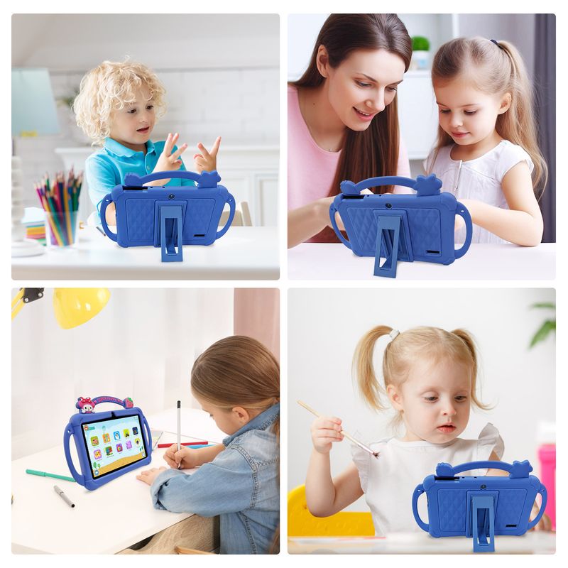 7" Kids Tablet With Protective Case - Early Learning & Entertainment, Safe & Durable_voghion.com