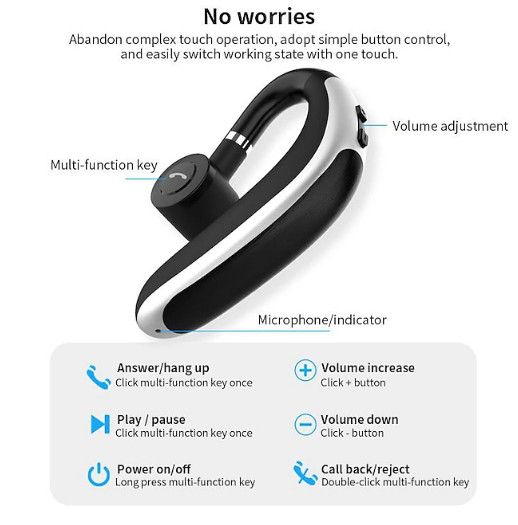Bluetooth-Kopfhörer TWS Mini Wireless Kopfhörer In-Ear-Kopfhörer für iPhone Android_voghion.com