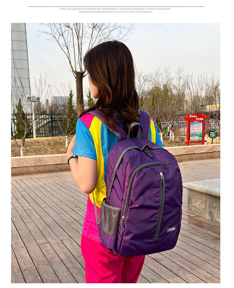 New men's and women's outdoor leisure sports backpack lightweight large capacity travel backpack_voghion.com