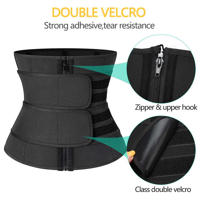 Bel Eğitmen Erkekler Korseler Fiess Giyotin Kemer Zayıflama Vücut Şekillendirici Kilo Kaybı için Sauna Ter Kuşak Egzersiz F_voghion.com