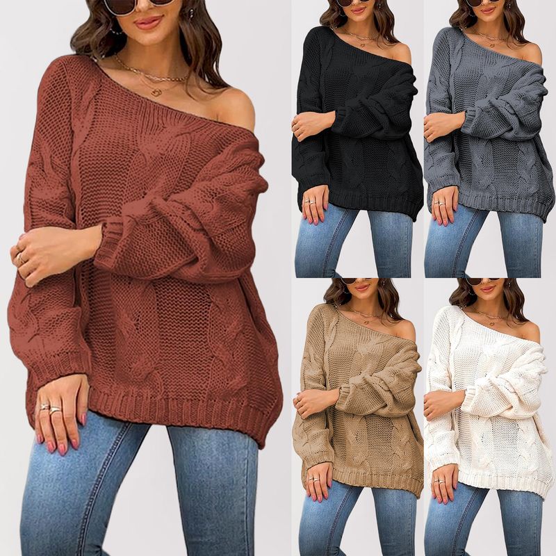 Lockerer Strickpullover mit V-Ausschnitt und Thousand Bird Grid-Muster, ärmellose Weste_voghion.com