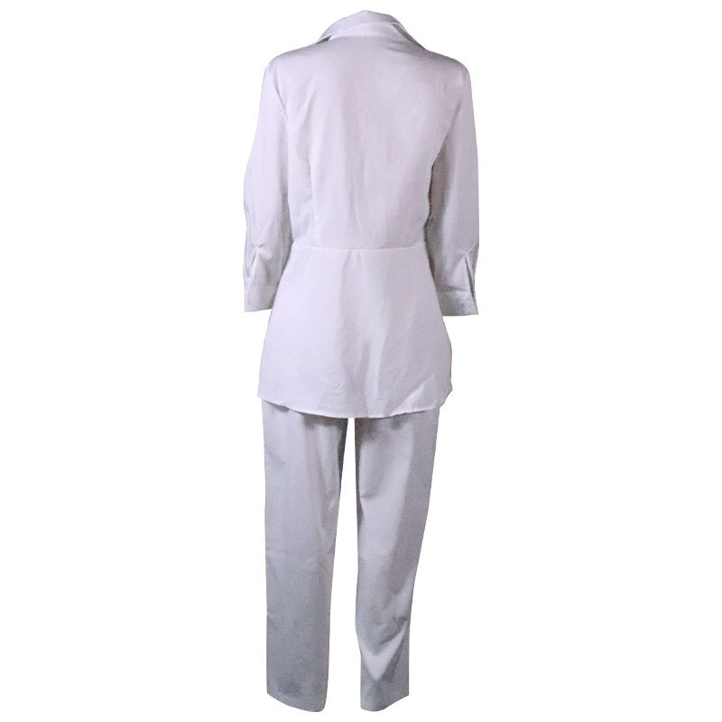 Set camicetta a due pezzi in tinta unita da donna_voghion.com