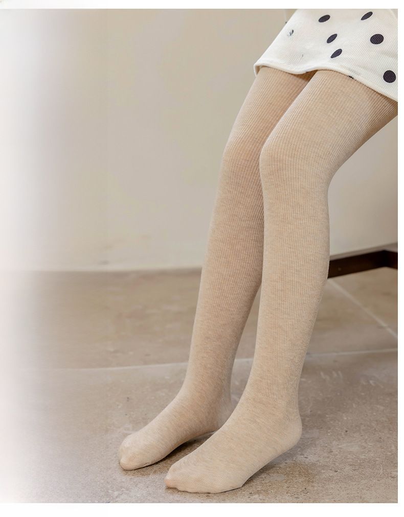 Little feet gyerek leggings tavaszi és őszi vékony csúszásgátló leggings lányka tánczokni fésült pamut harisnyanadrág_voghion.com