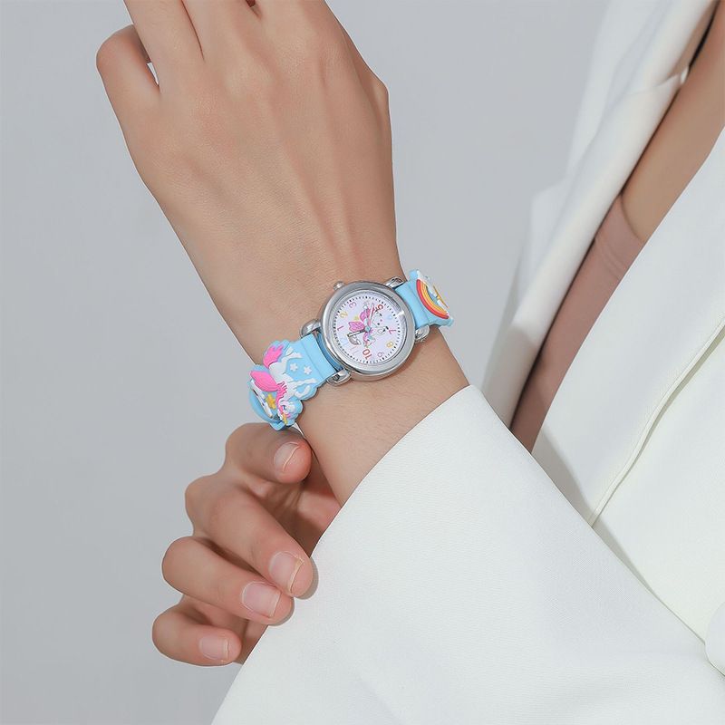Orologi al quarzo Accessori Gioielli Giocattolo Puntatore Orologio per studenti Moda Elegante Ragazze Unicorno Fai da te Orologio al quarzo per bambini all'ingrosso_voghion.com