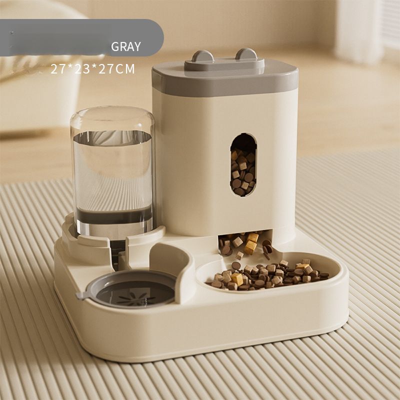 New Automatic Feeder Dog Dish 2-in-1 Water Dispenser Cat Bowl Pet Supplies_voghion.com