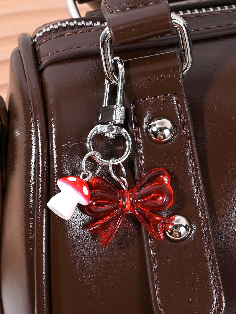 Schmetterling Knoten Pilz Schlüsselanhänger süße Tasche Zubehör Kopfhörer Fall CCD Kamera Telefon Anhänger_voghion.com