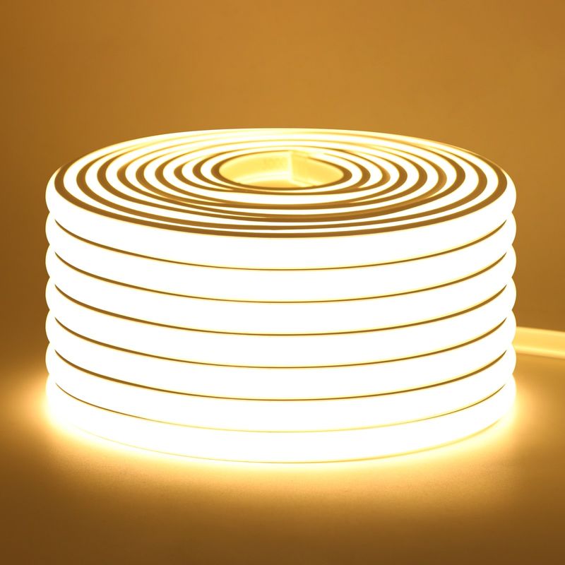 Neon COB LED Strip Lights 220V Flex Tape Lights Waterproof IP67 Outdoor Dimmable_voghion.com
