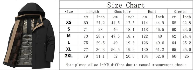 QFV507045555501<2 Manteau Jumia Grande Taille pour hommes d'âge mûr et seniors, doublure polaire, veste matelassée en coton épais, vêtements d'extérieur_voghion.com