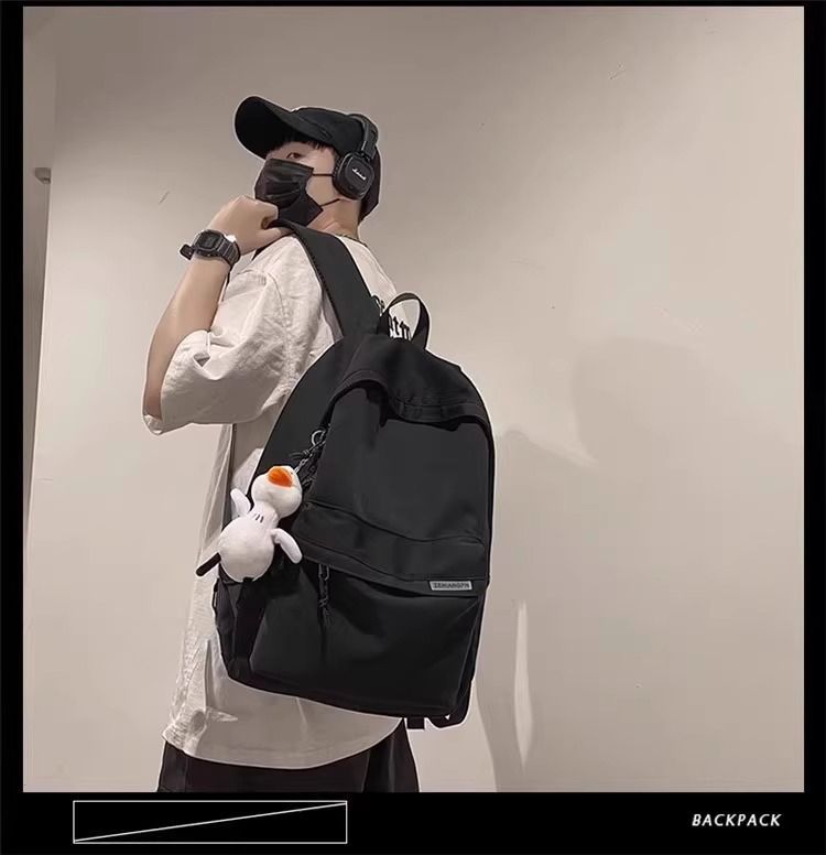 2025 Neue Herren Casual Reiserucksack Junior Student High Simple Große Kapazität Schultasche_voghion.com