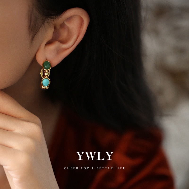 Designer Element Retro Earrings, Niche Design, High-end Earrings_voghion.com