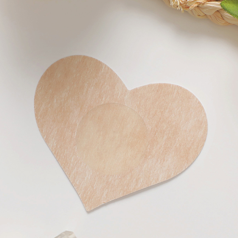 Women's clothing Disposable non-woven nipple patch Silicone invisible breast patch Anti-bump anti-exposure nipple patch_voghion.com