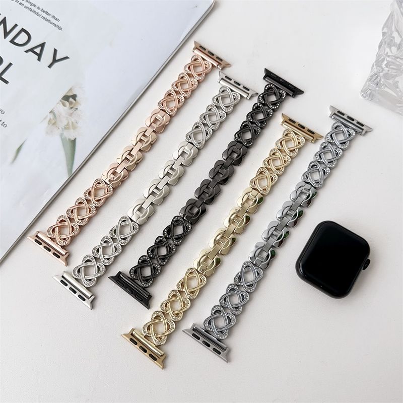 Watch Band For iwatch 42/44/45/49mm 38/40/41mm Metal Fashion Watch Strap for Watch Series Ultra2 Se 9/8/7/6/5/4/3/2/1_voghion.com
