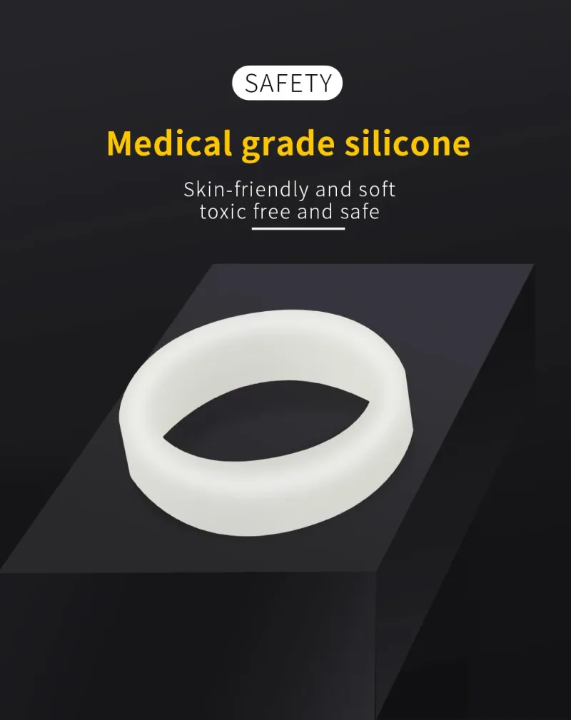 Anelli per pene maschili, blocco per ritardo dell'eiaculazione, dilatatore per testicoli scrotale, castità, anello per pene in silicone, giocattoli sessuali per uomini_voghion.com