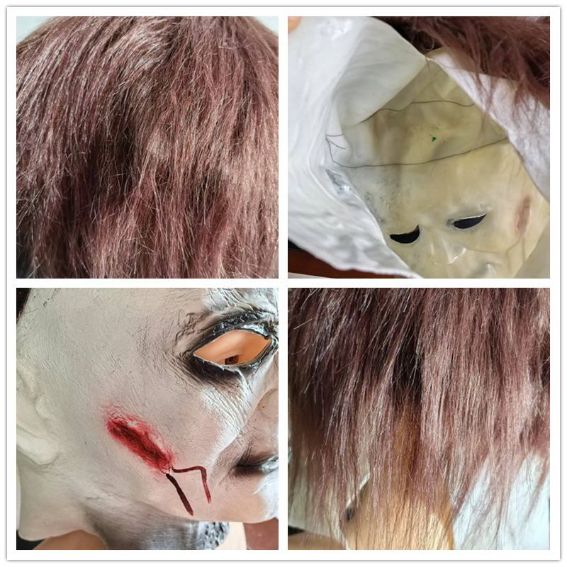 Halloween Horror Michael Myers Moonlight COS Costume Performance Prop Mask_voghion.com