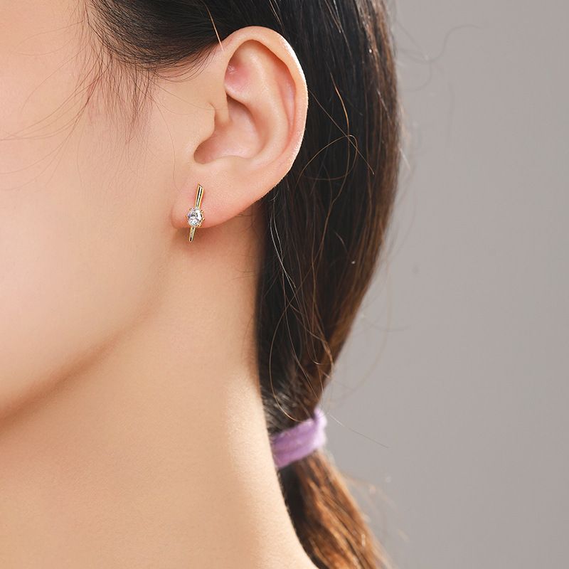 Tancise Silber Zirkon Ohrringe Tropfen Ohrringe für Frauen Hochzeit Party Geschenke_voghion.com