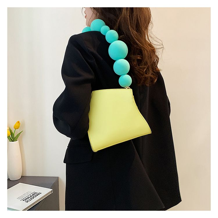Tangzhu ins borsa a forma di palla a bolle design di nicchia banana per donna 2023 nuova versatile borsa a tracolla con una spalla_voghion.com