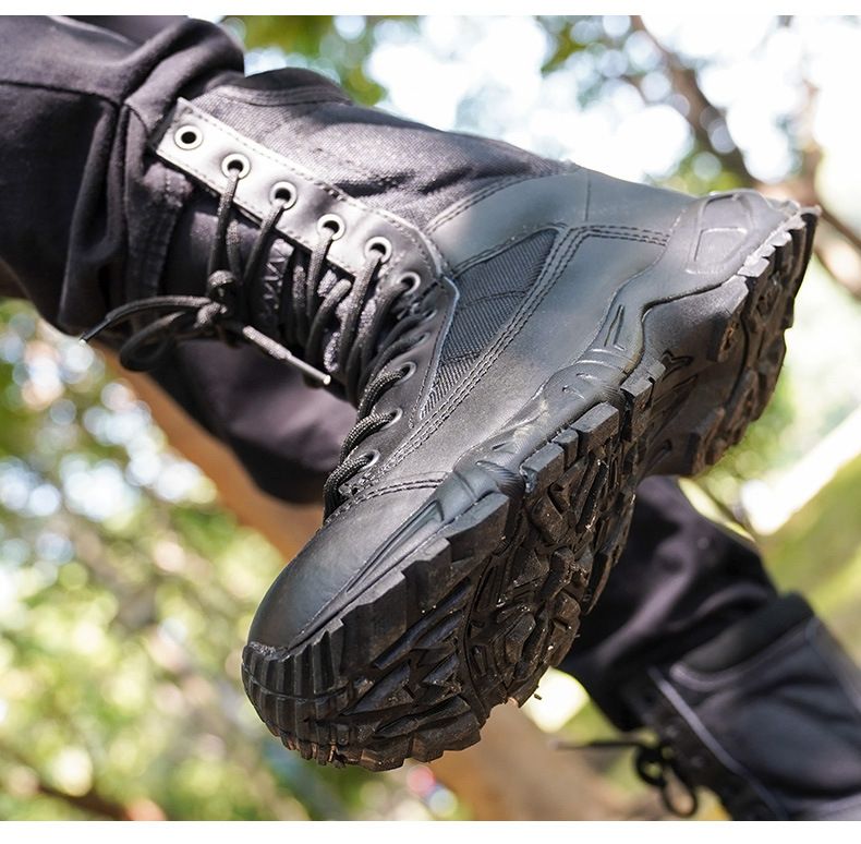 Men’s Shoes CQB.SWAT New Airborne Boots Summer Breathable Hiking Boots Men's High Top Combat Boots Men's Outdoor Hiking Training Shoes_voghion.com