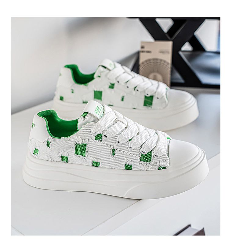 2025 Summer Breathable Fashion Simple Invisible Height Increasing Comfortable Versatile Trendy Sports Casual Sneakers_voghion.com