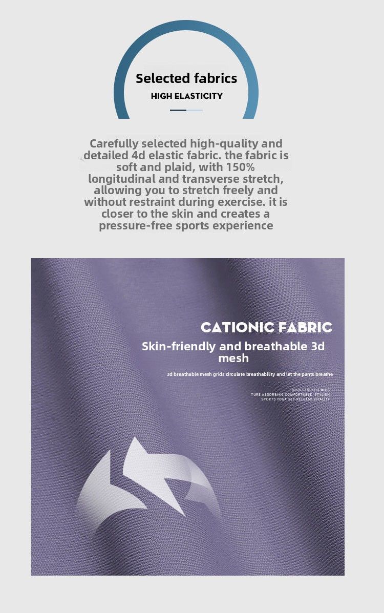 High-Waisted Fitness Pants, Popular Quick-Dry Stretch Sports Leggings With Mesh Side Pockets For Running, Training, And_voghion.com