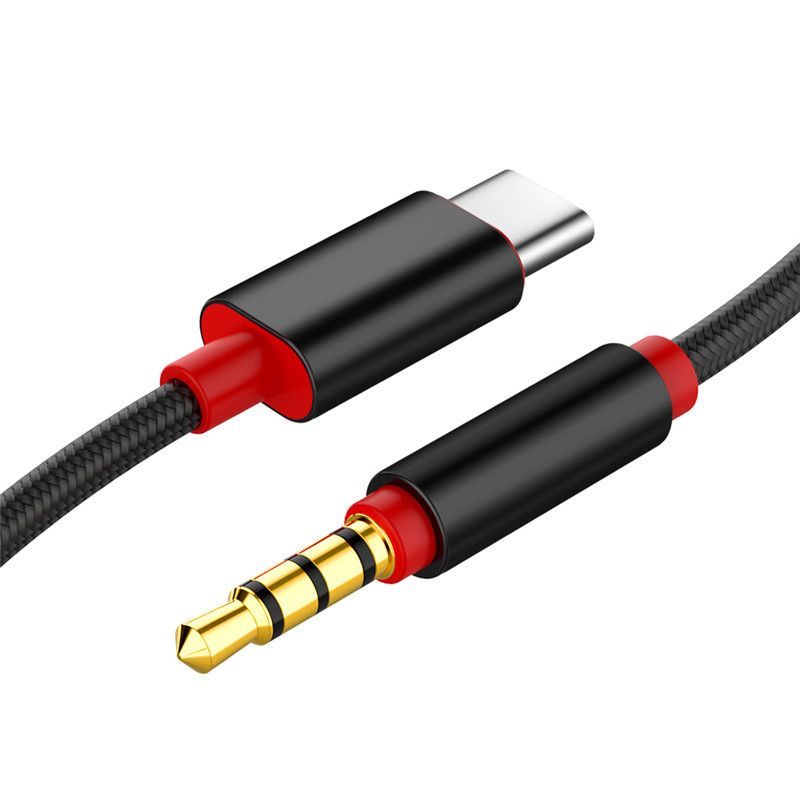 Music Festival Mobile live streaming sound card connection 4 sections, 3.5 to Type-C audio cable, microphone, karaoke, 8 recording_voghion.com