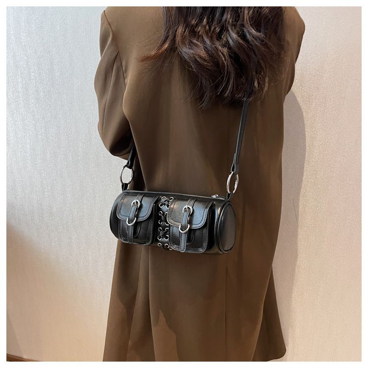 Nei Spicy Girl Ënneraarm fir Pendelen, Héichqualitativ Crossbody-Tasch, Franséisch Stécktasch mat Riemen, eenzeg Schëller, zylindresch_voghion.com