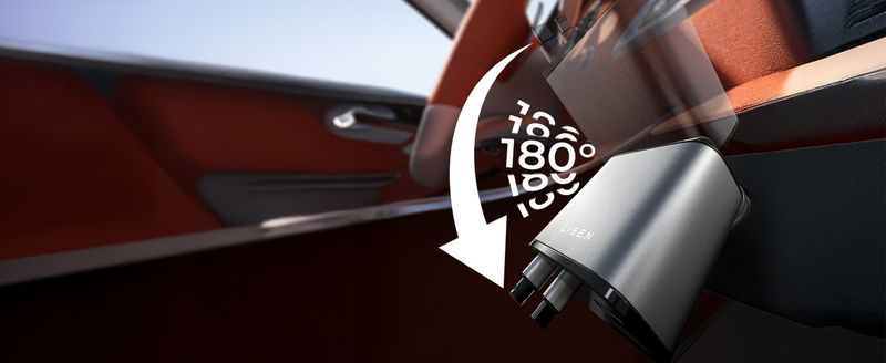 Geri Çekilebilir Araç Şarj Cihazı, iPhone için USB C Araç Aksesuarları Adaptörü USB C Şarj Cihazı Hızlı Şarj, Kadınlar ve Erkekler için Hediyeler, Kamyon Aksesuarları, iPhone 16-12 için_voghion.com