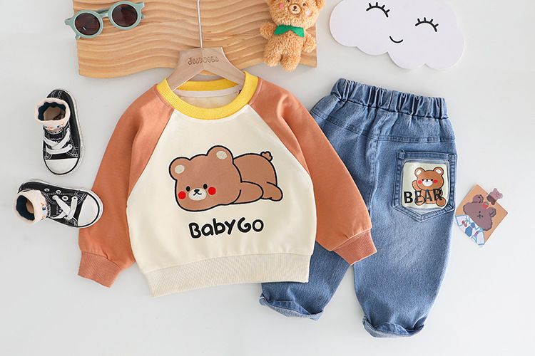 2024 Uomo Donna Cartone animato Primavera e Bambini Felpa con cappuccio Set Bambino Bello Nuovo Stile Autunno_voghion.com