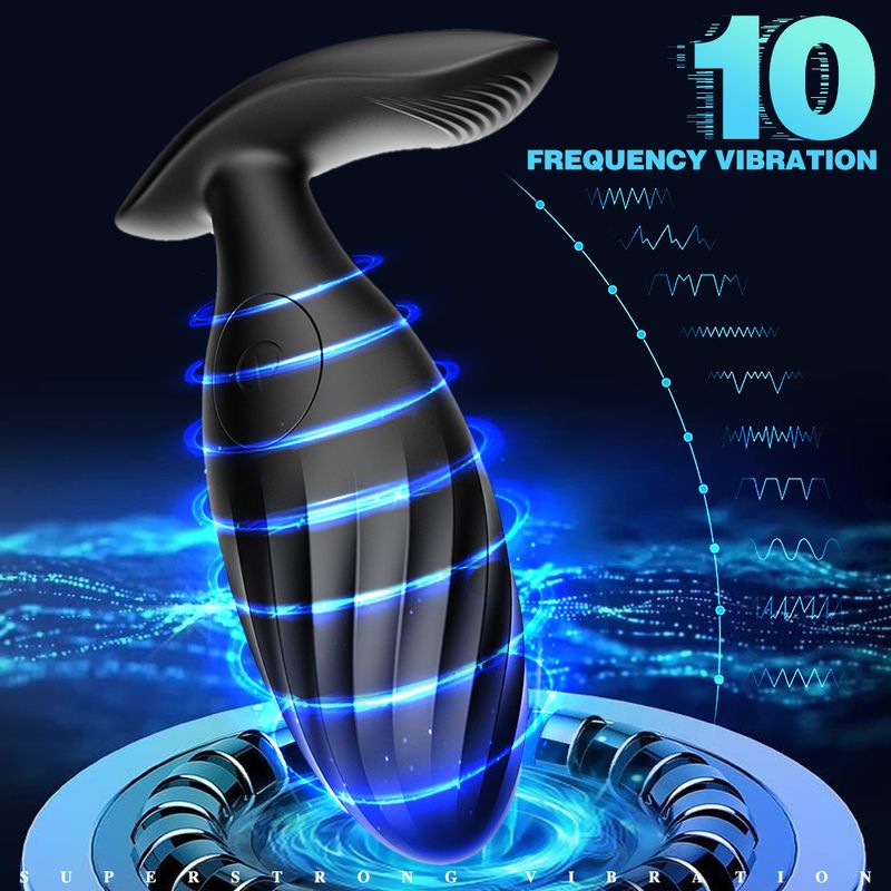 Afstandsbediening vibrator draagbare vibrerende anale plug prostaat massager mannelijke en vrouwelijke masturbator vibrator seksspeeltjes_voghion.com