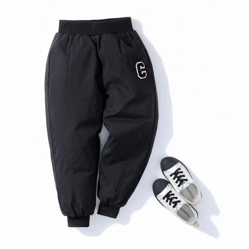 Pantaloni invernali per bambini – Pantaloni da neve spessi e caldi foderati in pile per ragazzi e ragazze (altezza 110-160 cm)_voghion.com