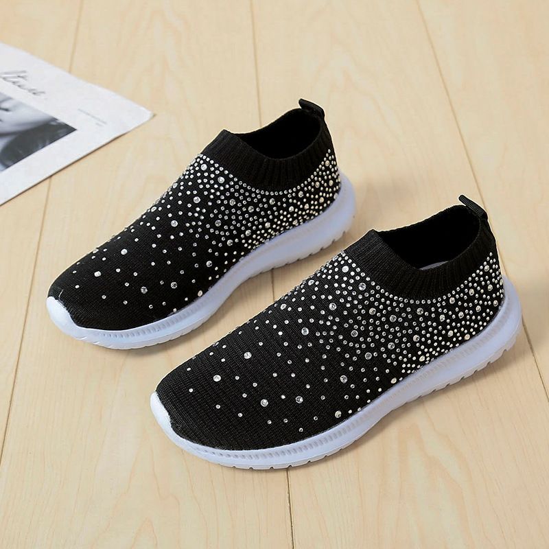 Large Size Rhintone Elastic Socks, Casual Men's And Women's Sports Sho, MD Sole Fly Woven Breathable Lightweight_voghion.com