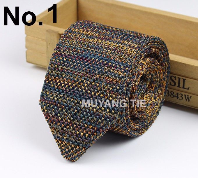 Fashion British Style Men's Formal Korean Version Casual Student Knitted Versatile Pointed Tip Trendy Tie 7cm_voghion.com
