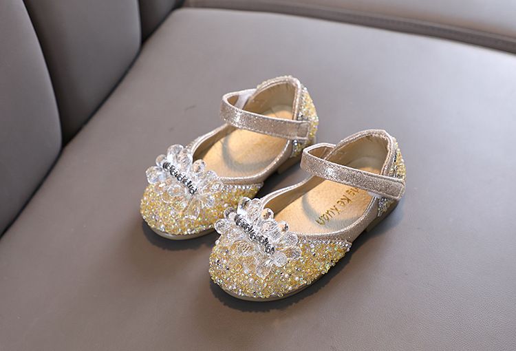 Scarpe da ballo per bambina, bambina, principessa, con diamanti, singole, per spettacoli di danza, per bambini grandi_voghion.com