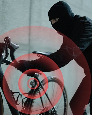 Alarme de vélo rechargeable par USB, alarme de moto max. 110 dB avec télécommande et 7 niveaux de sensibilité, alarme antivol avec capteur de mouvement et vibrations_voghion.com