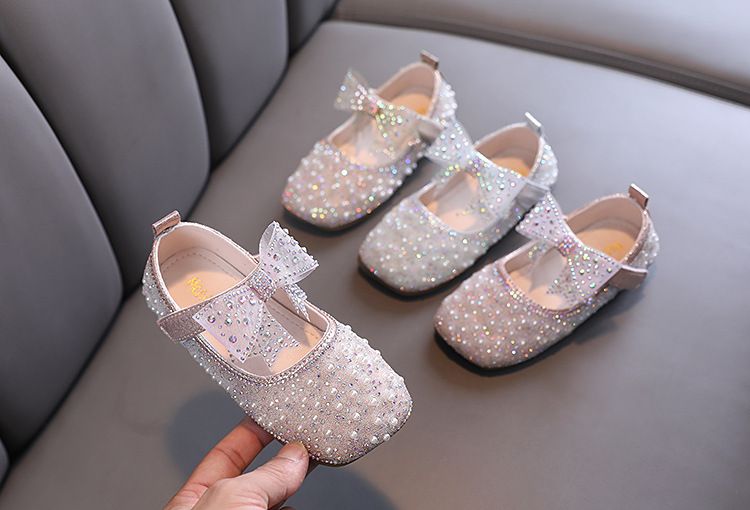 Mädchen Kleine Große Kind Prinzessin Einzelnen Schuhe Dance Performance Schuhe_voghion.com