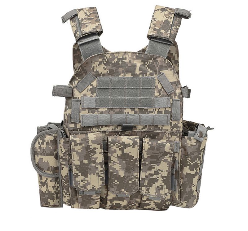 Reguliuojamas Python Camo 6094 taktinis karinis Molle liemenė Airsoft armijos kūno šarvai lauko medžioklės lauko kovos plokščių nešėjas_voghion.com
