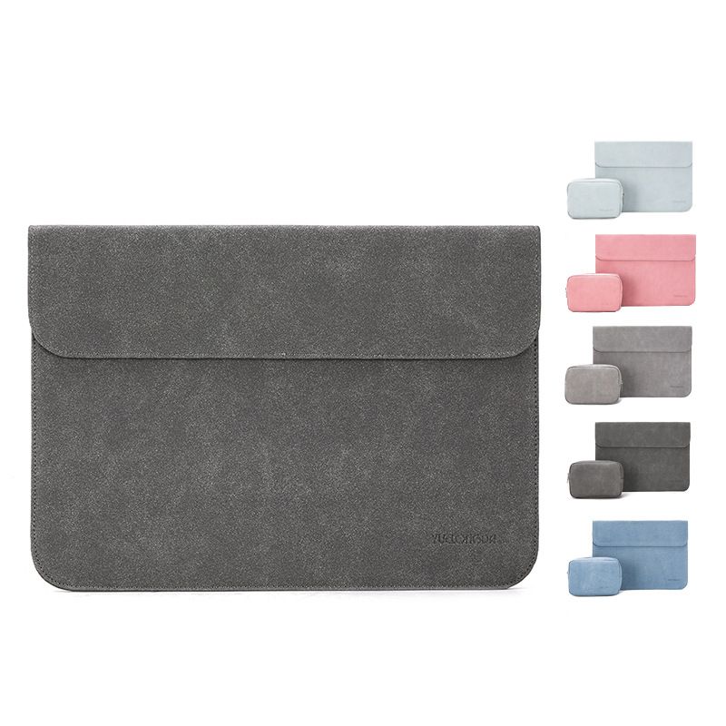 Housse pour tablette 12-14 pouces en PU mat, étui de protection léger et décontracté pour ordinateur portable_voghion.com