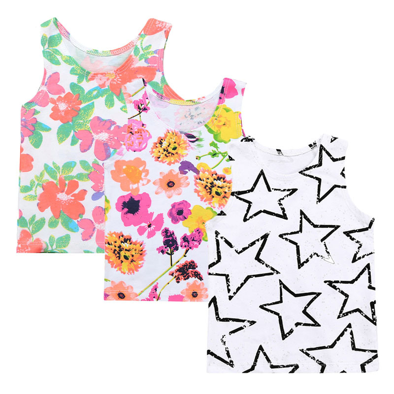 Mother&Kids Baby summer vest cartoon print sleeveless absorbent breathable cotton for boys and girls casual_voghion.com