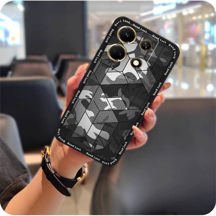 TechGlobe compatibile con Infinix Note30 VIP/X6710 Custodia per telefono rossa con bordo completo per uomini e donne, divertente e creativa._voghion.com