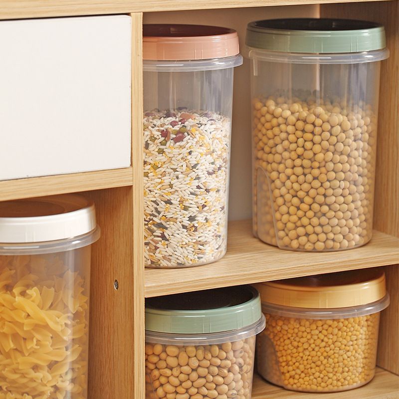 High Temperature Resistant Round Lidded Refrigerator Fresh-Keeping Grain Storage Microwave Heating Lunch Box Sealed Jar_voghion.com