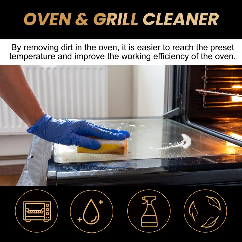 Jakehoe Backofen- und Grillreiniger, Backofengrill-Spezial-Desinfektion, Desodorierung, Geruchs-, Geruchs- und Ölentferner_voghion.com