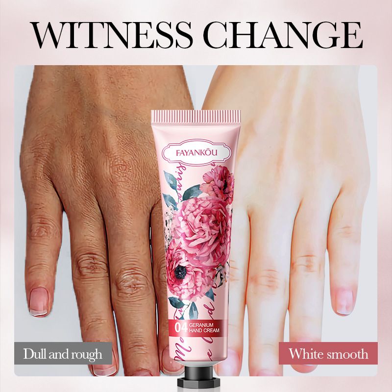FAYANKOU Geranium Moisturizing Anti Cracking Hand Cream For Autumn And Winter_voghion.com