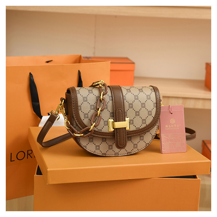 Bolso de mujer 2023 nuevo bolso de sillín bolso de hombro de marea bolso pequeño bolso cruzado de mujer_voghion.com