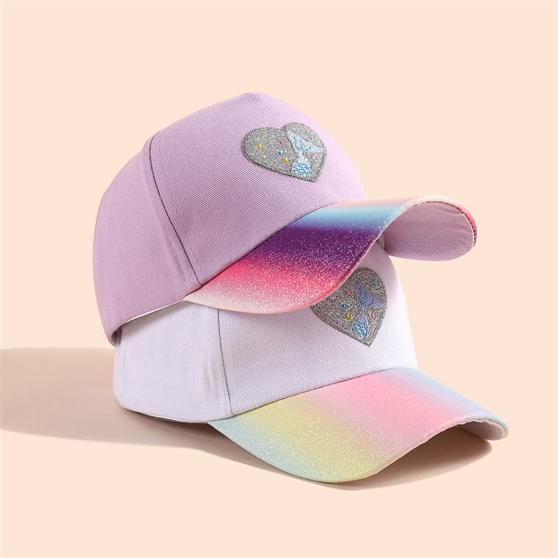 Cappello da baseball per bambini europeo con visiera per ragazze e ragazzi, regolabile, con cuore, per bambini, berretto Gorras Bonnet, nuovo_voghion.com