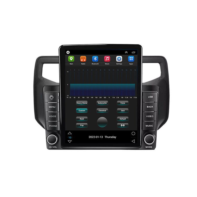 Gëeegent fir Toyota Rush vertikalt Bildschierm Navigatiounssystem 2018 Android Smart Groussbildschierm Zentral Kontroll Display integréiert Maschinn_voghion.com