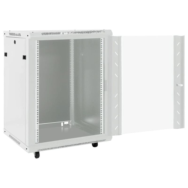 15U Network Cabinet 19" IP20 Gray 20.9"x15.7"x31.5"_voghion.com