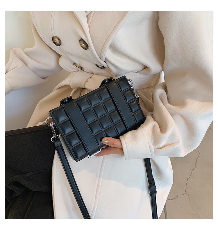 Geantă de umăr pentru femei, geantă crossbody, geantă de mână cu curea dublă, cu bloc de ciocolată, tip crossbody_voghion.com